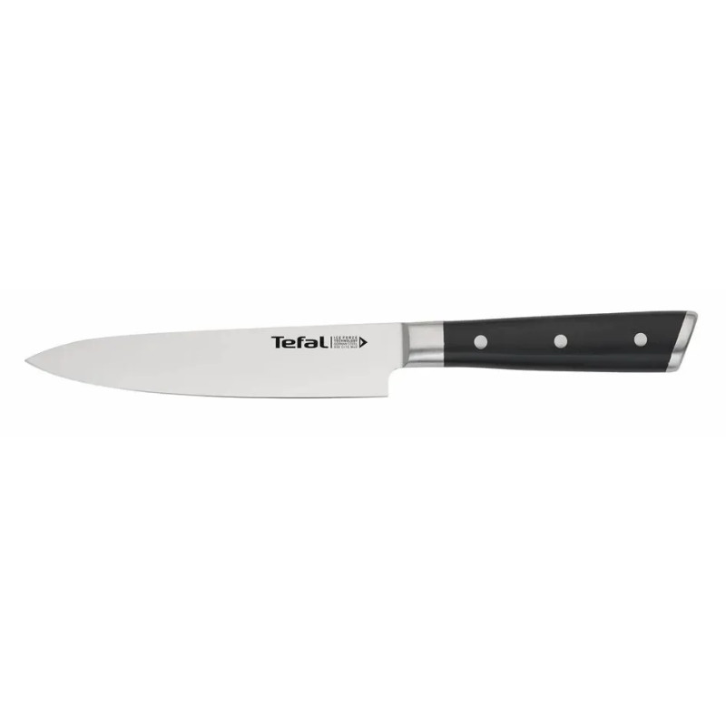 Tefal Набір ножів Ice Force, 2шт, нержавіюча сталь, пластик, чорний