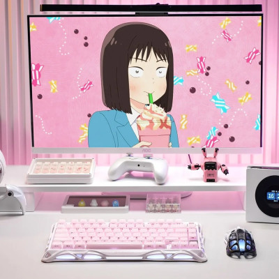 GravaStar Клавіатура механічна Mercury K1 80keys, GravaStar x Kailh Cheery Pink, EN/UKR, BT/WL/USB, Sakura Pink GravaStar Клавіатура механічна Mercury K1 80keys, GravaStar x Kailh Cheery Pink, EN/UKR, BT/WL/USB, Sakura Pink