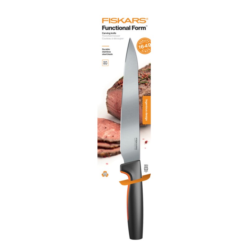 Fiskars Кухонний ніж для м'яса Functional Form, 21 см