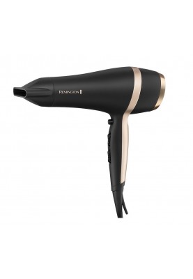 Remington Фен Salon Smooth, 2100Вт, 3 режими, дифузор,гребінець, кейс, іоніз-я, хол. обдув, , чорний