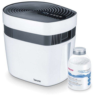 Beurer Очисник повітря Maremed, 50м2, 150м3/рік, дисплей, білий
