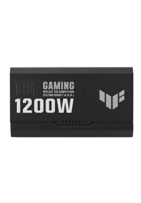 ASUS Блок живлення TUF GAMING (1200W), >90%, 80+ Gold, 135мм, 1xMB 24pin(20+4), 2xCPU 8pin(4+4), 4xMolex, 5xSATA, 3xPCIe 8pin(6+2), 1xP TUF-GAMING-1200G