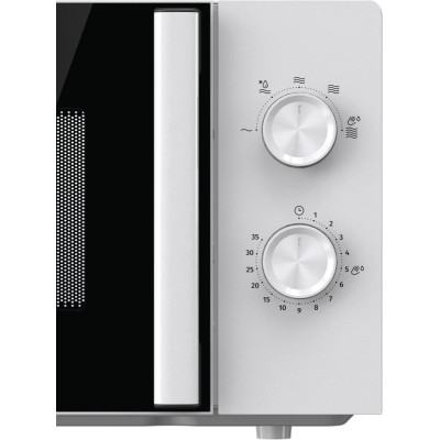 Gorenje Мікрохвільова піч, 17л, хутро. керув., 700Вт, дисплей, білий