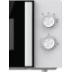 Gorenje Мікрохвільова піч, 17л, хутро. керув., 700Вт, дисплей, білий
