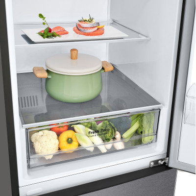 LG Холодильник з нижньою морозильною камерою GW-B509CLZM
