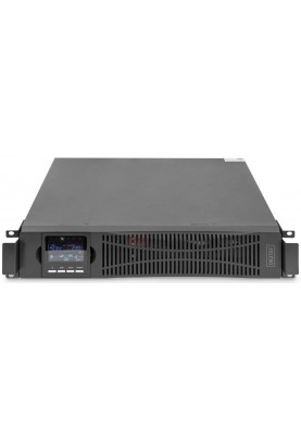 Digitus ДБЖ OnLine, 1000VA/1000W, LCD, 8xC13, RJ45, RS232, USB, Rack/Tower