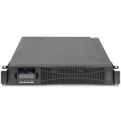 Digitus ДБЖ OnLine, 1000VA/1000W, LCD, 8xC13, RJ45, RS232, USB, Rack/Tower