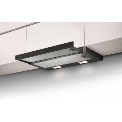 Faber Витяжка телескоп, 50см, 701м3г, Flexa Ng Hip Bk A50, чорний