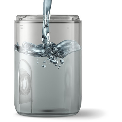 Philips Іригатор портативний Sonicare Cordless Power Flosser 3000, чаша 250 мл, чохол, 2 насадки , чорний