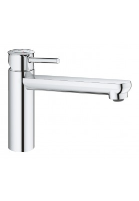 Grohe Змішувач для кухні BauClassic, довж.виливу - 222мм, поворотний, 1важіль, хром