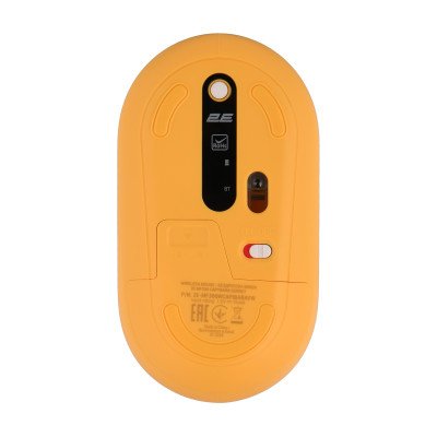 2E Миша MF300 CAPYBARA:SUNSET Silent WL BT, жовтий 2E Миша MF300 CAPYBARA:SUNSET Silent WL BT, жовтий