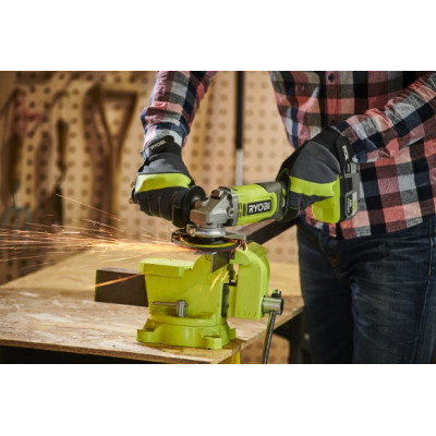 Ryobi Шліфмашина кутова акумуляторна ONE+ RAG18125-1C40S 125мм 18В 1х4А·год 9000об·хв 2.2кг сумка