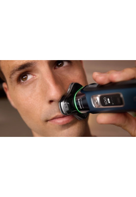 Philips Бритва електр. Series i9000 Prestige SkinIQ, бритв.головок-3, Li-Ion, сух.+волог., індикатор заряду, твердий чохол, синій