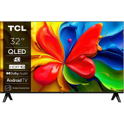 TCL Телевізор 32" TCL QLED HD 60Hz Smart Android TV Black