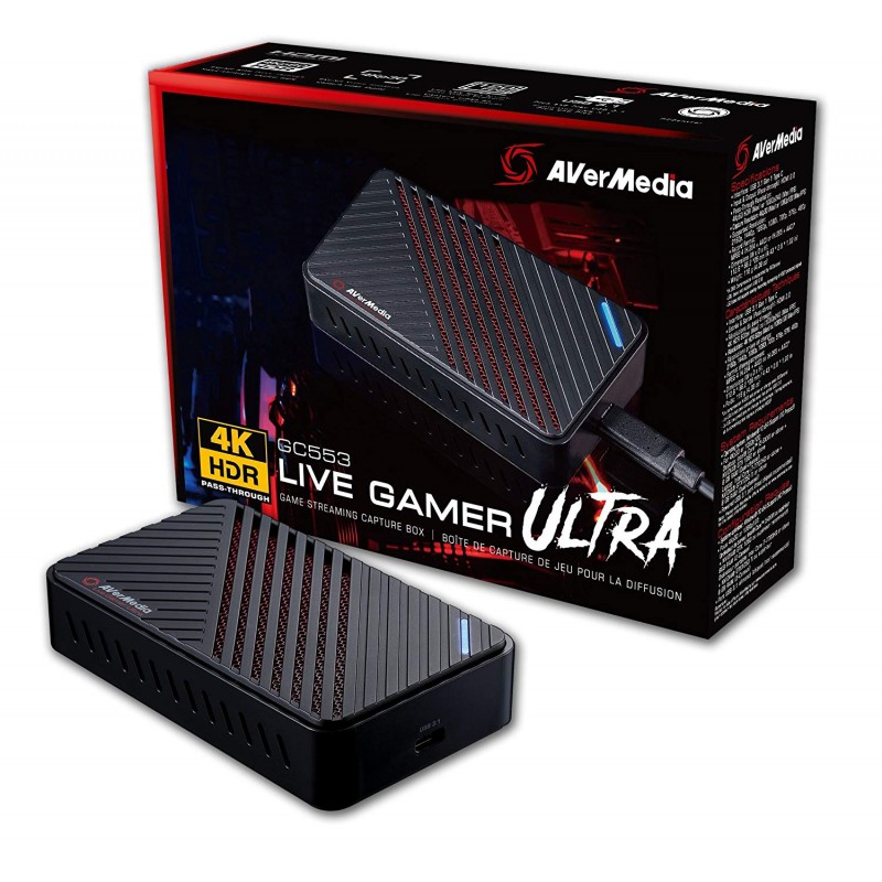 AVerMedia Пристрій захоплення відео Live Gamer Ultra GC553 Black