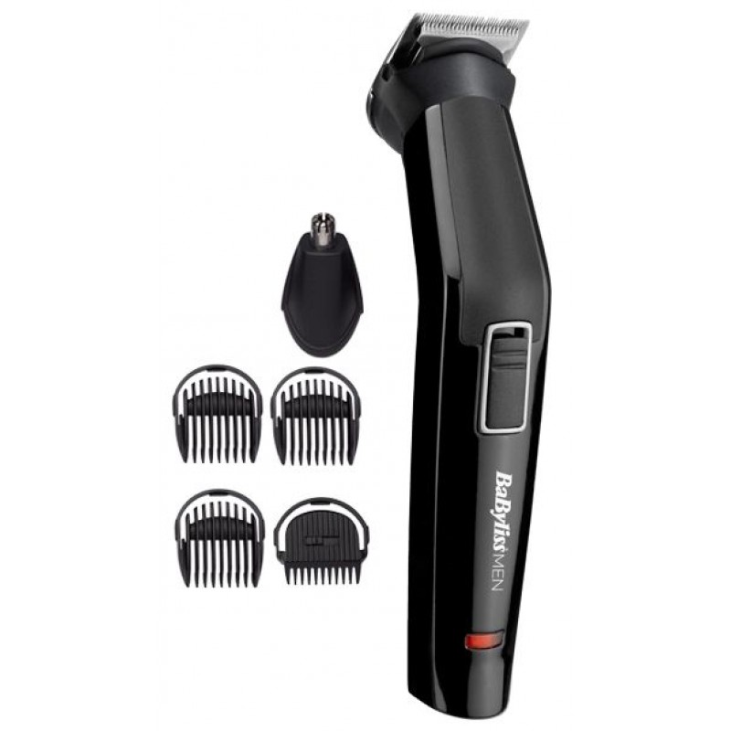 BaByliss Набір для стрижки волосся, MT725E, 6 в 1, 6 насадок, чорний