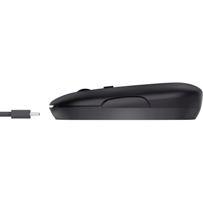 Trust Миша Puck Rechargeable Ultra-Thin BT WL Silent Black Trust Миша Puck Rechargeable Ultra-Thin BT WL Silent Black