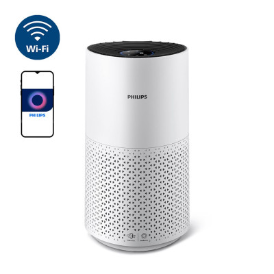 Philips Очисник повітря 1000i Series, 78м2, 300м3/год, дисплей, Nano, НЕРА,попередн.,вугільний фільтр, Wi-Fi, 4 режими, білий Philips Очисник повітря 1000i Series, 78м2, 300м3/год, дисплей, Nano, НЕРА,попередн.,вугільний фільтр, Wi-Fi, 4 режими, білий