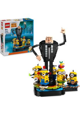 LEGO Конструктор Despicable Me 4 Ґру й посіпаки з кубиків