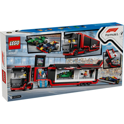 LEGO Конструктор LEGO City Вантажівка F1 з автомобілями RB20 та AMR24 LEGO Конструктор LEGO City Вантажівка F1 з автомобілями RB20 та AMR24