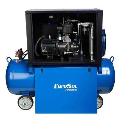 EnerSol Компресор повітряний гвинтовий  ES-AC1570-200-1SS 7.5кВт, 200л, 1570л/хв, 10бар, 198кг
