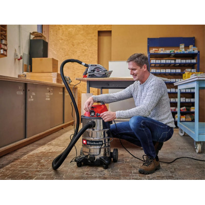 Einhell Пилосос професійний TC-VC 3055 SA 900Вт 190мбар контейнер 30л 230В/2000Вт Einhell Пилосос професійний TC-VC 3055 SA 900Вт 190мбар контейнер 30л 230В/2000Вт