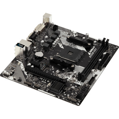 ASRock Материнcька плата B450M-HDV sAM4 B450 2xDDR4, M.2, HDMI-DVI-VGA, mATX