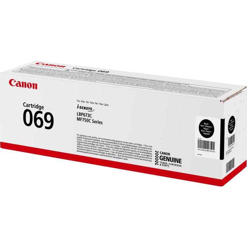 Canon Картридж 069 MF752Cdw/MF754Cdw/LBP673Cdw Black (2100 стор)