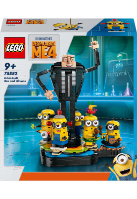LEGO Конструктор Despicable Me 4 Ґру й посіпаки з кубиків