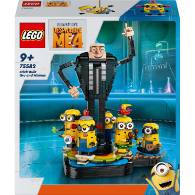 LEGO Конструктор Despicable Me 4 Ґру й посіпаки з кубиків