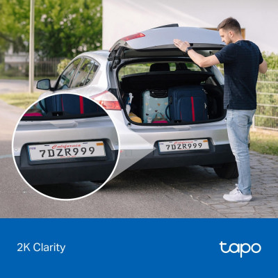TP-Link Комплект розумної бездротової камери TAPO C411 KIT 2K та сонячної панелі