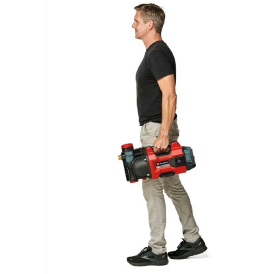 Einhell Насос відцентровий акумуляторний Professional AQUINNA 36/34, 36В(18В+18В) 3400л/год, вис. 37м, глиб. 6м режими ECO/BOOST, 4.2кг, без АКБ та ЗП