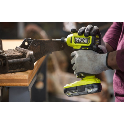 Ryobi Шліфмашина полірувальна кутова ONE+ RDG18C-0, 18В, (без АКБ та ЗУ)