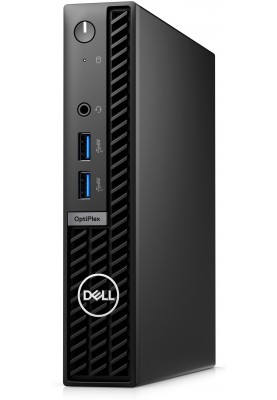 Dell Комп'ютер персональний неттоп OptiPlex 7010 MFF, Intel i5-13500T, 8GB, F256GB, UMA, WiFi, кл+м, Win11P