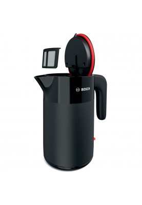 Bosch Електрочайник 1.7л, пластик, чорний