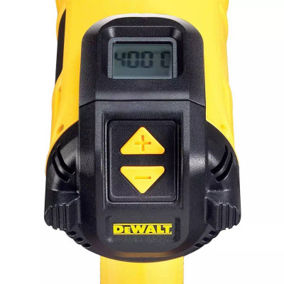 DeWALT Фен будівельний 2000Вт 50-600 ° C цифровий екран 0.71 кг