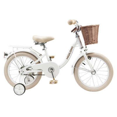 Miqilong Дитячий велосипед LS 16" білий