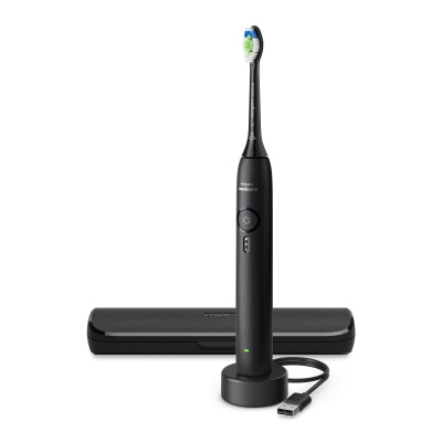 Philips Щітка зубна електр. Philips, Sonicare 3100 series, насадок-1, дорожній футляр, чорний