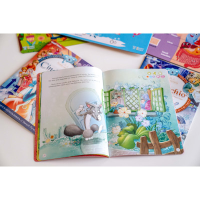 Smart Koala Набір інтерактивних книг 200 Перших слів (1,2), Казки