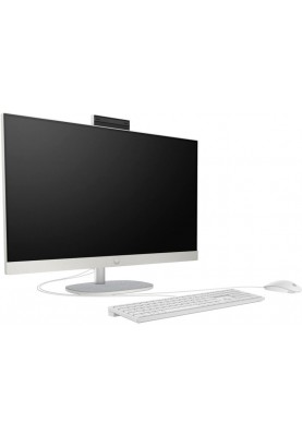 HP Комп'ютер персональний моноблок All-in-One 27" FHD IPS AG, AMD R7-7730U, 16GB, F512GB, UMA, WiFi, кл+м, DOS, білий