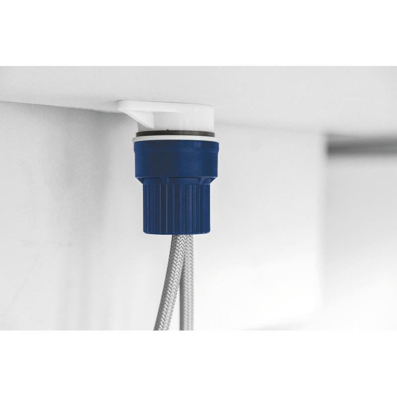Grohe Змішувач для кухні QuickFix Start Flow, довж.виливу - 215мм, поворотний/витяжний, 1важіль, хром