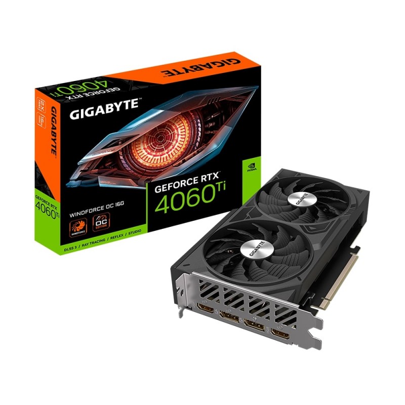 Gigabyte Відеокарта GeForce RTX 4060 Ti 16GB GDDR6 WINDFORCE OC