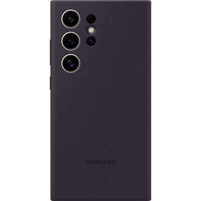 Samsung Чохол для Galaxy S24 Ultra (S928), Silicone Case, фіолетовий темний