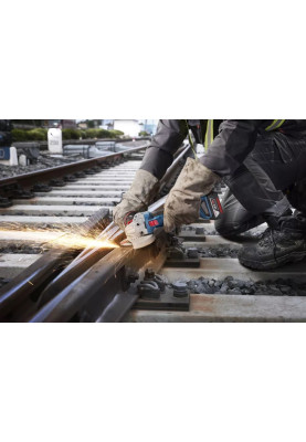 Bosch Шліфмашина кутова акумуляторна  GWS 18V-11S 125мм 18В 1x5А·год 0-9000об·хв 1.7кг кейс ЗП GAL1880CV
