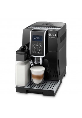 Delonghi Кавомашина Dinamica, 1.8л, зерно+мелена, автомат.капуч, авторецептів -4, чорний