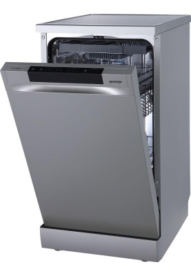 Gorenje Посудомийна машина, 11компл., A+++, 45см, дисплей, 3 кошика, AquaStop, Інвертор, сірий