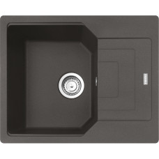 Franke Мийка кухонна Urban, фраграніт, прямокутник, з крилом, 620х500х220мм, чаша - 1, врізна, оборотна, UBG 611-62, сірий сланець