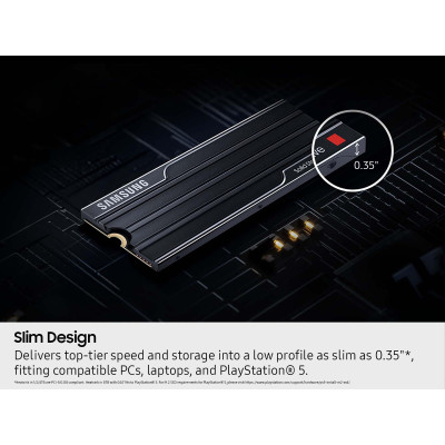 Samsung Накопичувач SSD Samsung M.2 8TB PCIe 5.0 9100PRO + радіатор Samsung Накопичувач SSD Samsung M.2 8TB PCIe 5.0 9100PRO + радіатор