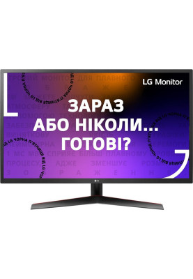 LG Монітор 23.8" 24MP60G-B D-Sub, HDMI, DP, Audio, IPS, 1ms, FreeSync
