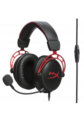 HyperX Гарнітура Cloud Alpha WL, Black/Red